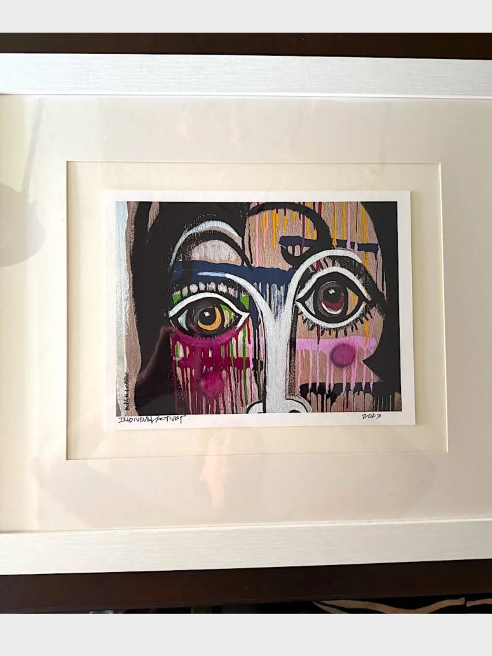 Fine Art Original print signed and dated by @individualactivist artisit